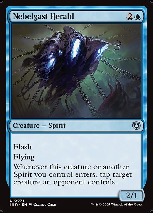 Nebelgast Herald - Innistrad Remastered (inr) #78 [Foil] [Foil]