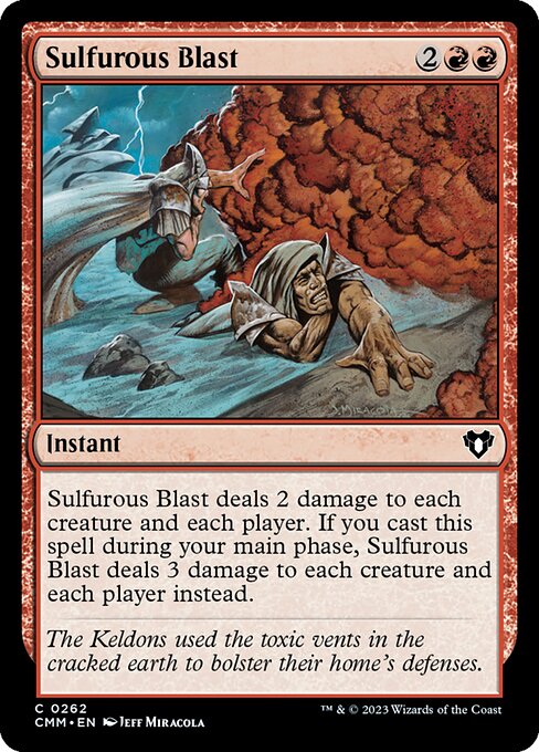 Sulfurous Blast - Commander Masters (CMM) #262