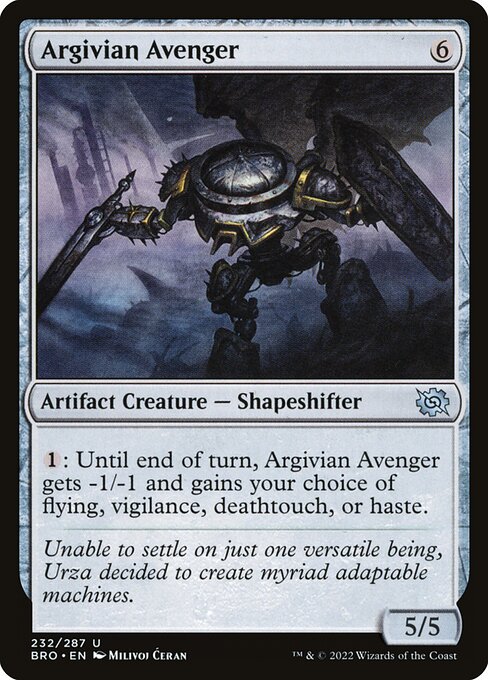 Argivian Avenger - The Brothers' War () #232