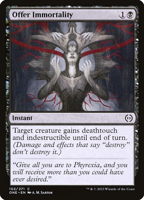 Offer Immortality - Phyrexia: All Will Be One (ONE) #102