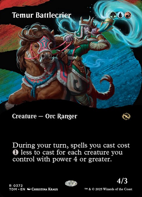 Temur Battlecrier - Tarkir: Dragonstorm () #372