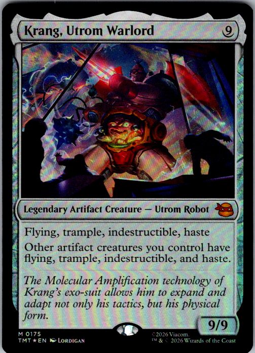 Krang, Utrom Warlord [Foil] - Teenage Mutant Ninja Turtles (TMT) #175 [Foil]