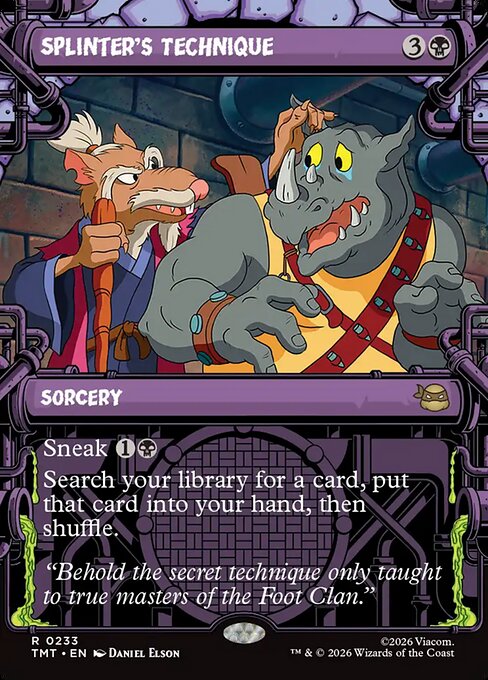Splinter's Technique - Teenage Mutant Ninja Turtles () #233