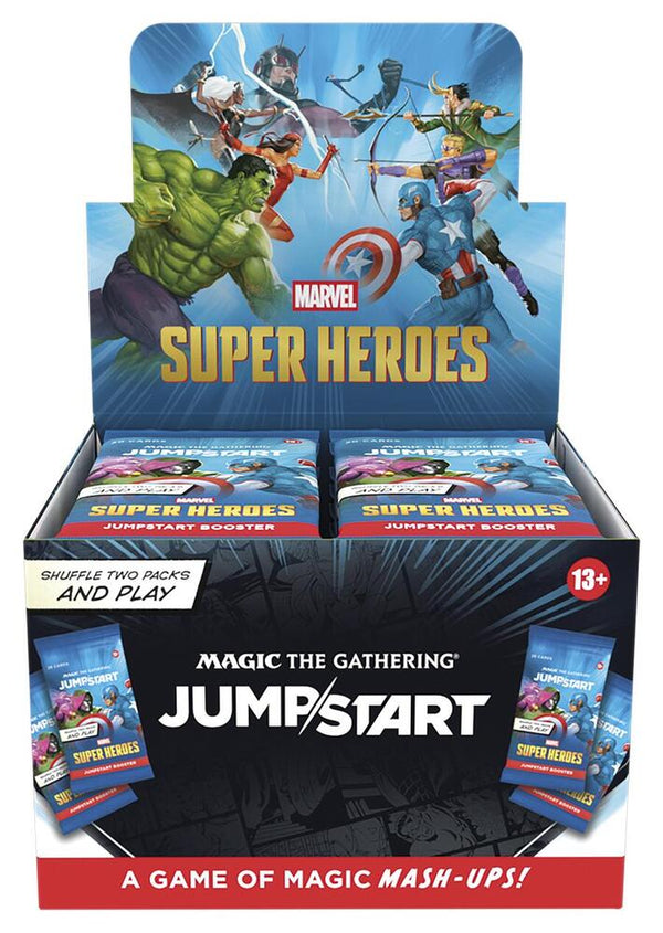 Magic: The Gathering Marvel Super Heroes Jumpstart Booster Box 24-pack display