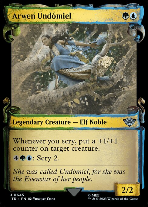 Arwen Undómiel - The Lord of the Rings: Tales of Middle-earth (ltr) #645 [Foil] [Foil]
