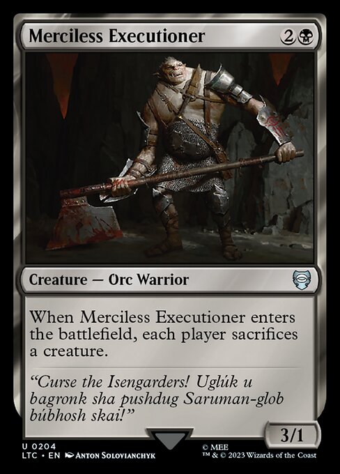 Merciless Executioner - Tales of Middle-earth Commander (ltc) #204