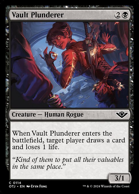 Vault Plunderer - Outlaws of Thunder Junction () #114