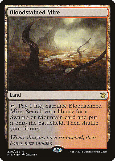 Bloodstained Mire - Khans of Tarkir () #230