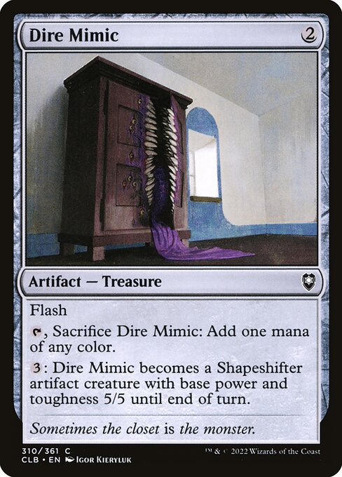 Dire Mimic - Commander Legends: Battle for Baldur's Gate () #310