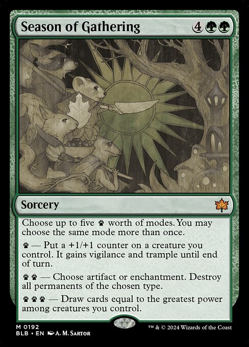 Season of Gathering - Bloomburrow (BLB) #192