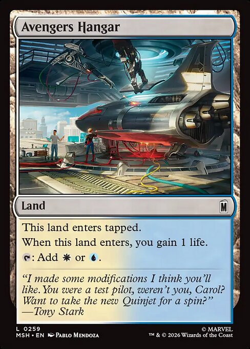Avengers Hangar - Marvel Super Heroes () #259 [Foil] [Foil]