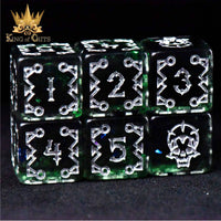 DNDDICEWHOLESALE.COM - Crypt of the Necromancer - 11 Dice Set
