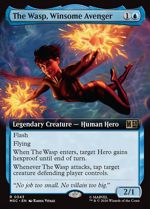 The Wasp, Winsome Avenger - Marvel Super Heroes Commander () #343