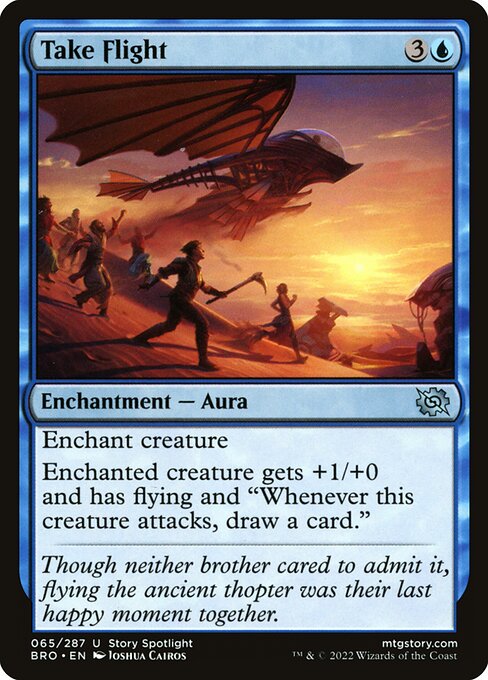 Take Flight - The Brothers' War () #65 [Foil] [Foil]