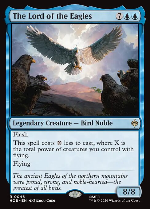 The Lord of the Eagles - The Hobbit (hob) #46 [Foil] [Foil]