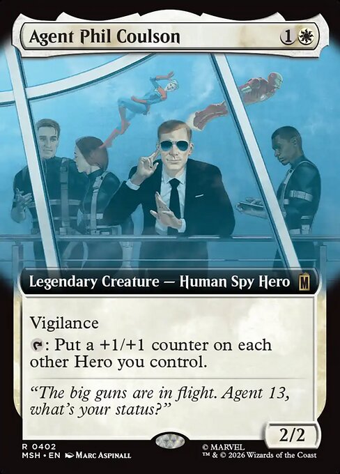 Agent Phil Coulson - Marvel Super Heroes () #402 [Foil] [Foil]
