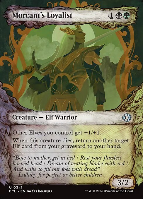 Morcant's Loyalist - Lorwyn Eclipsed (ecl) #341 [Foil] [Foil]