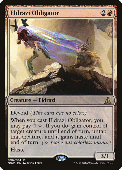 Eldrazi Obligator - Oath of the Gatewatch () #96