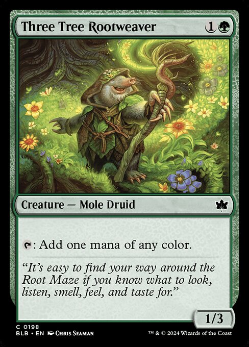 Three Tree Rootweaver - Bloomburrow () #198