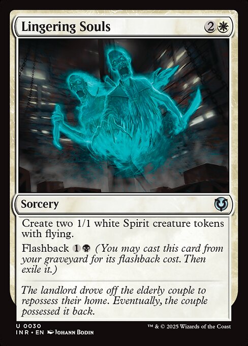 Lingering Souls - Innistrad Remastered (inr) #30 [Foil] [Foil]