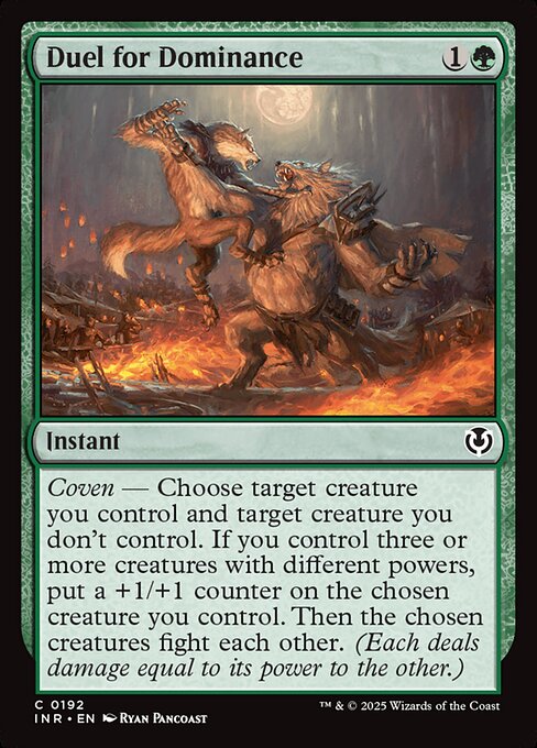 Duel for Dominance - Innistrad Remastered (inr) #192 [Foil] [Foil]