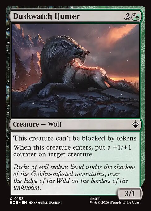 Duskwatch Hunter - The Hobbit (HOB) #153 [Foil] [Foil]