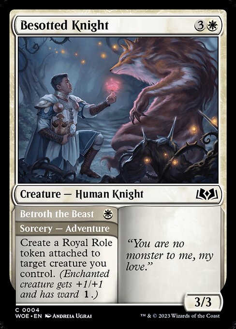 Besotted Knight // Betroth the Beast - Wilds of Eldraine () #4