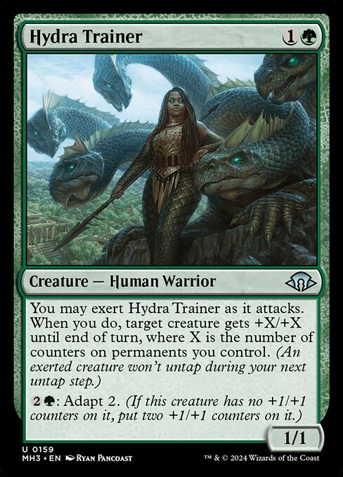 Hydra Trainer - Modern Horizons 3 (mh3) #159 [Foil] [Foil]