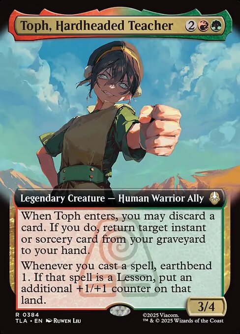 Toph, Hardheaded Teacher - Avatar: The Last Airbender () #384 [Foil] [Foil]