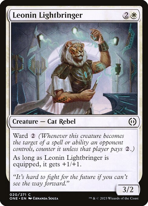 Leonin Lightbringer - Phyrexia: All Will Be One () #20