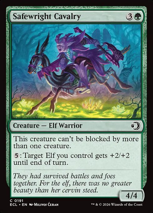 Safewright Cavalry - Lorwyn Eclipsed () #191 [Foil] [Foil]