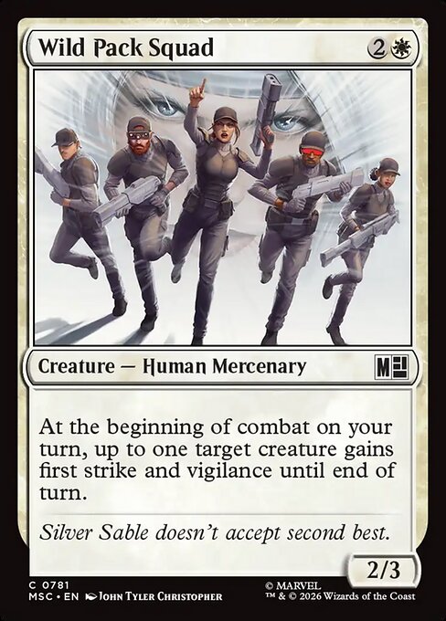 Wild Pack Squad - Marvel Super Heroes Commander (MSC) #781 [Foil] [Foil]