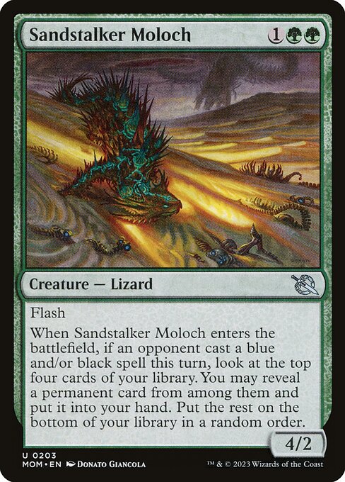 Sandstalker Moloch - March of the Machine (MOM) #203 [Foil] [Foil]