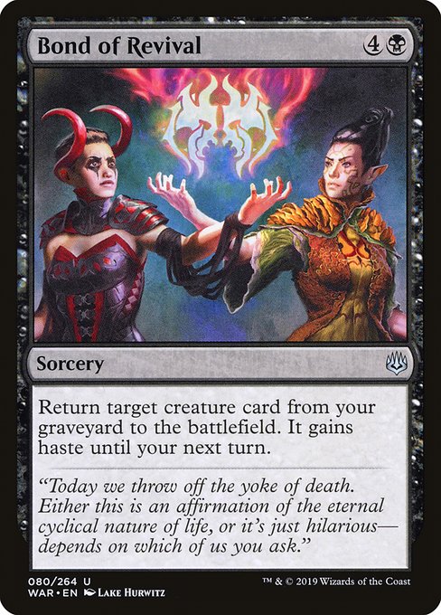 Bond of Revival - War of the Spark () #80