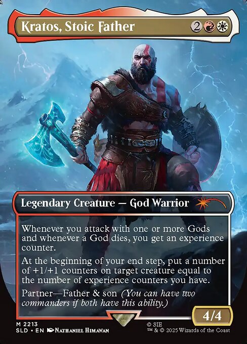 Kratos, Stoic Father - Secret Lair Drop (sld) #2213