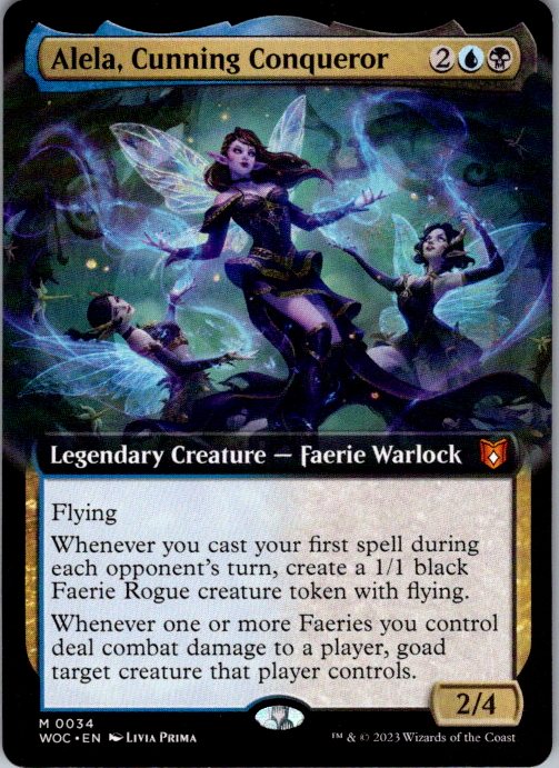 Alela, Cunning Conqueror - Wilds of Eldraine Commander (WOC) #34