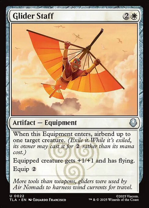 Glider Staff - Avatar: The Last Airbender () #22 [Foil] [Foil]