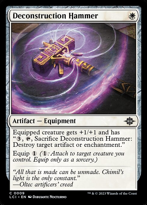Deconstruction Hammer - The Lost Caverns of Ixalan (lci) #9
