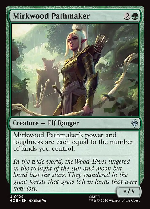 Mirkwood Pathmaker - The Hobbit (hob) #129 [Foil] [Foil]