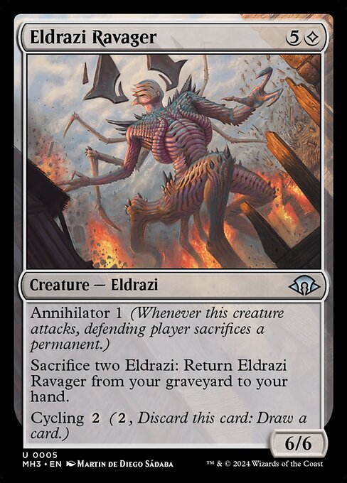 Eldrazi Ravager - Modern Horizons 3 (mh3) #5 [Foil] [Foil]