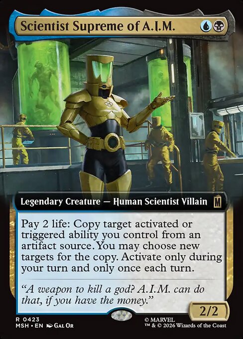 Scientist Supreme of A.I.M. - Marvel Super Heroes () #423 [Foil] [Foil]
