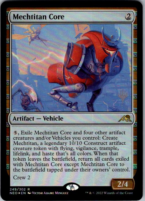 Mechtitan Core [Foil] - Kamigawa: Neon Dynasty Promos (PNEO) #249s [Foil]