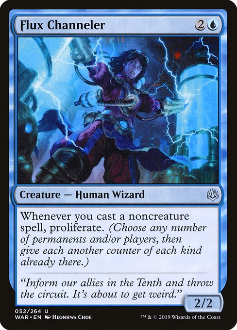 Flux Channeler - War of the Spark (WAR) #52 [Foil] [Foil]