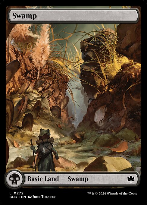 Swamp - Bloomburrow (BLB) #272 [Foil]