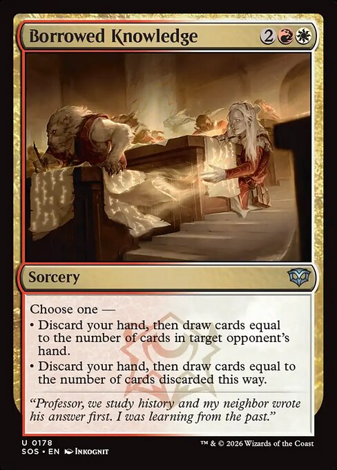 Borrowed Knowledge - Secrets of Strixhaven () #178 [Foil] [Foil]