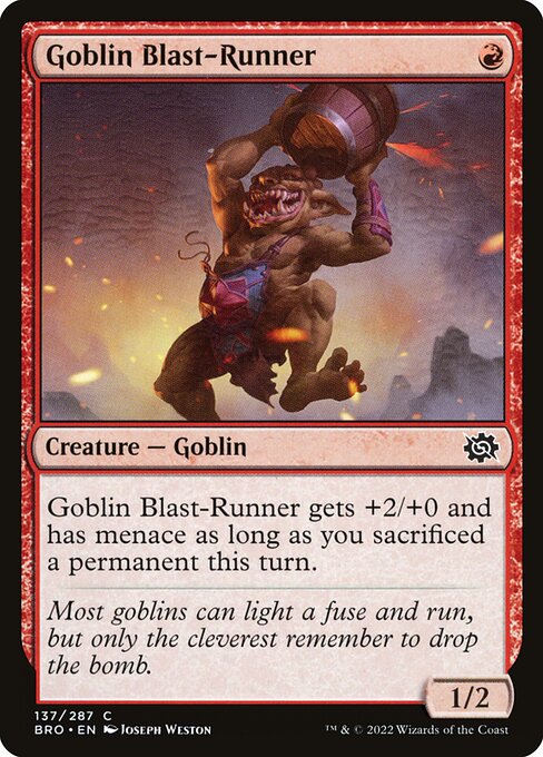Goblin Blast-Runner - The Brothers' War () #137