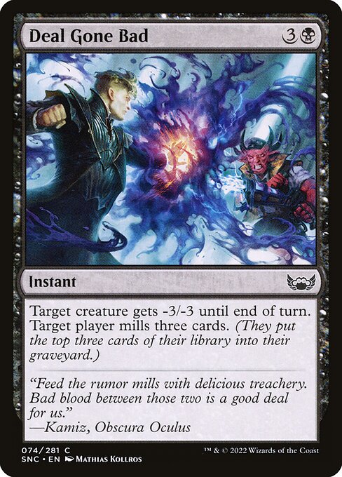 Deal Gone Bad - Streets of New Capenna (SNC) #74 [Foil]