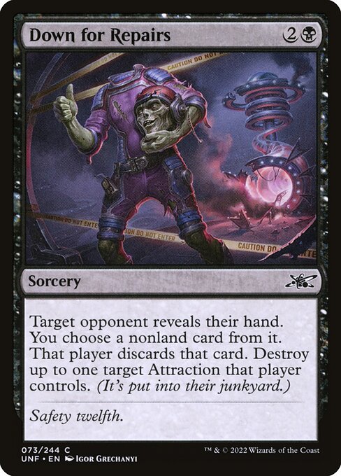 Down for Repairs - Unfinity () #73 [Foil] [Foil]