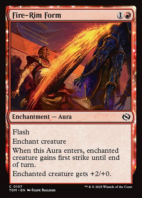 Fire-Rim Form - Tarkir: Dragonstorm () #107 [Foil] [Foil]