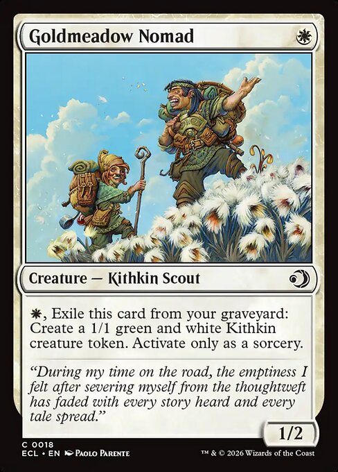 Goldmeadow Nomad - Lorwyn Eclipsed () #18 [Foil] [Foil]